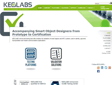 Tablet Screenshot of keolabs.com